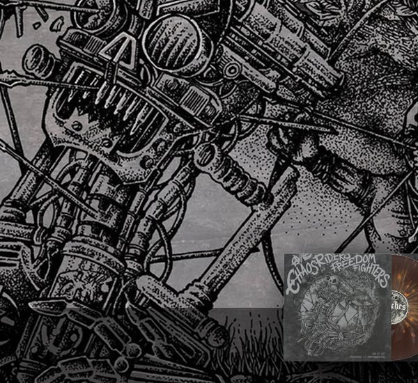 CHAOS RIDERS FREEDOM FIGHTERS: CRUTCHES / KONTRASOSIAL SPLIT LP